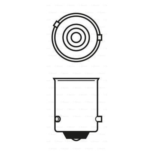 BOSCH 1987301520 Ampul - Led Retrofit - 12 V Py21W - 1W - Bau15S 