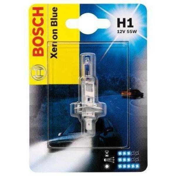 BOSCH 1987302015 Ampul Vısıon Xenon Blue Karton Ambalaj H1 12V 55W