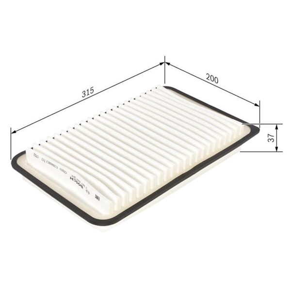 BOSCH 1987429184 Hava Filtresi Mazda 2 Mazda 3 Demıo 07-