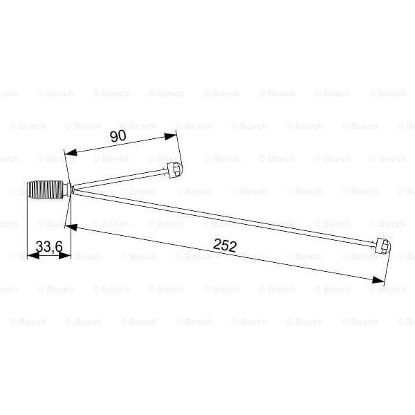 BOSCH 1987473558 Fren Bakım Ve Tamir Ürünleri Amg S 63 4Matıc 05.2017 - ; Amg S 63 Cabrio 02.2016 - 