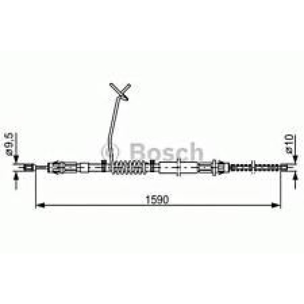 BOSCH 1987477178 El Fren Teli Ford Transit 00-06 