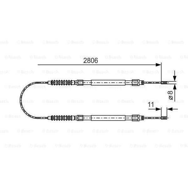 BOSCH 1987477262 Fren Teli 2806 Mm