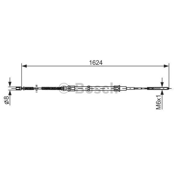BOSCH 1987477407 Fren Teli 1624 Mm