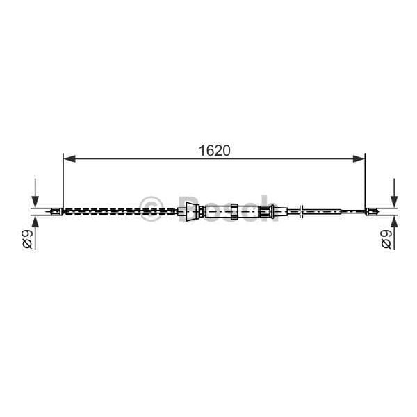 BOSCH 1987477684 Fren Teli 1620 Mm
