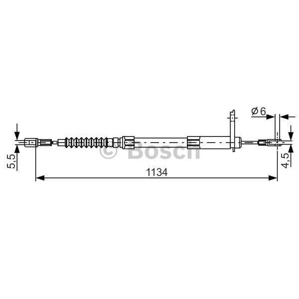 BOSCH 1987477749 Fren Teli 1134 Mm 