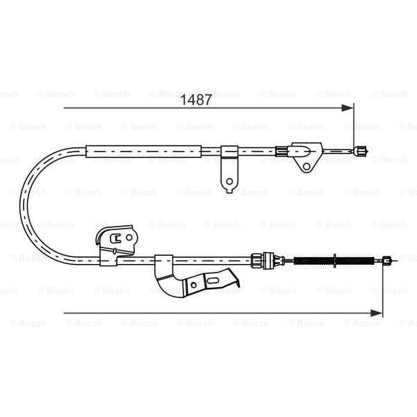 BOSCH 1987477952 Fren Teli 1487 Mm