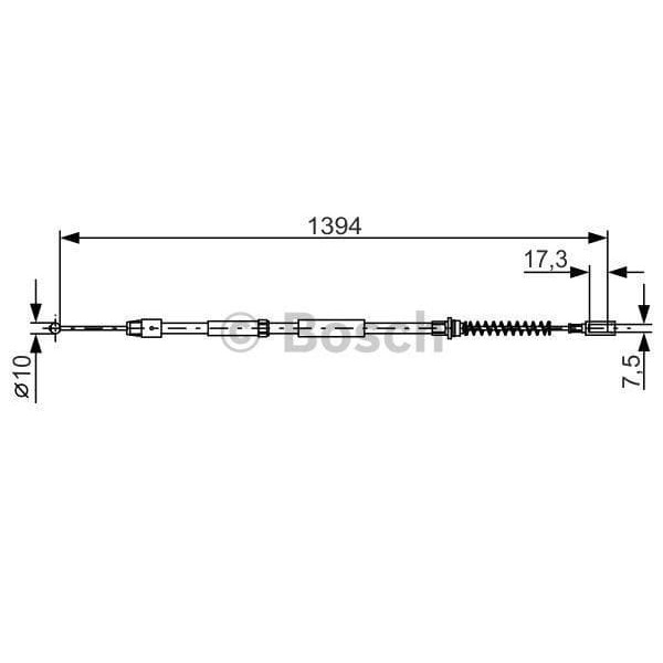 BOSCH 1987482033 Fren Teli 1394 Mm