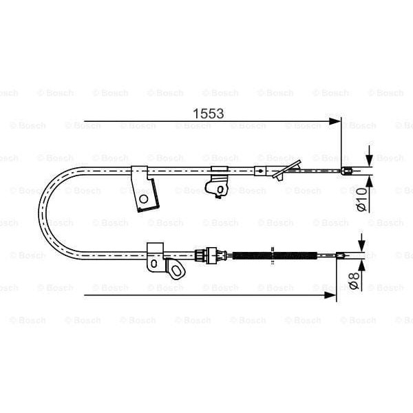 BOSCH 1987482156 Fren Teli 1553 Mm 