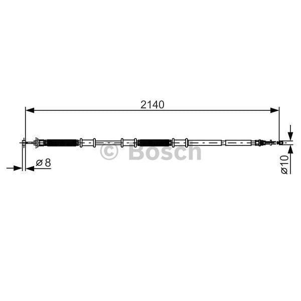 BOSCH 1987482287 El Fren Teli Sol Doblo Cargo 1.3Jtd 1.4İe 1.9Jtd 05- 