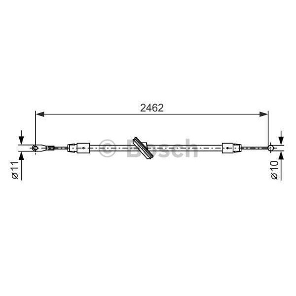 BOSCH 1987482381 Fren Teli 2462 Mm