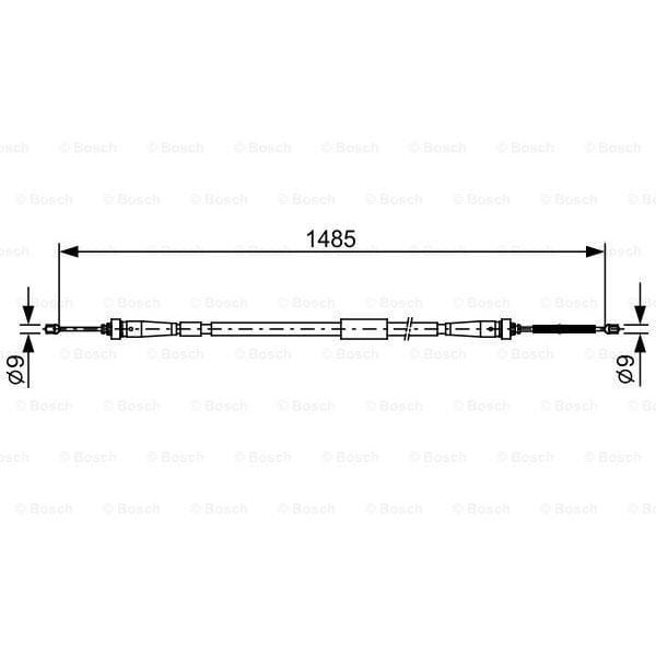 BOSCH 1987482637 Fren Teli