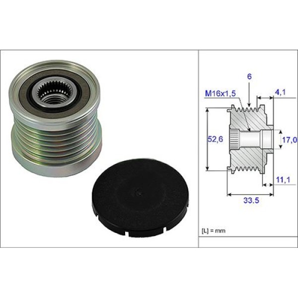 BOSCH F00M991305 Alternatör Kasnağı 