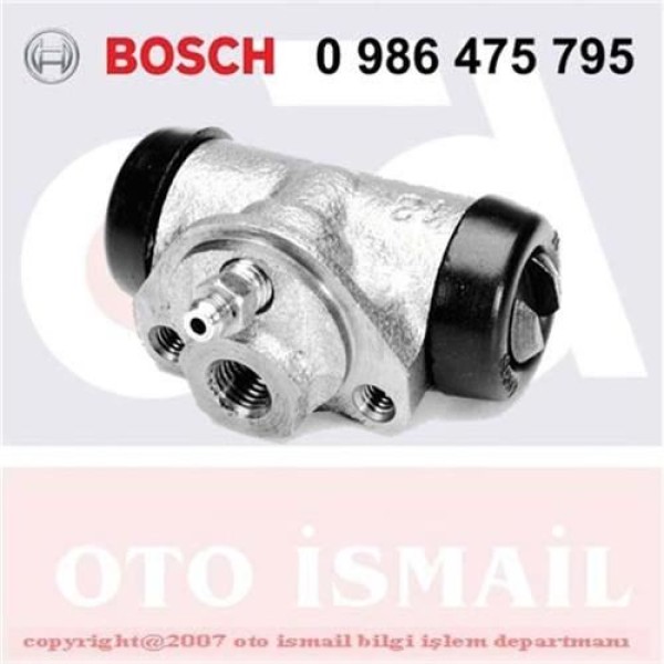 BOSCH F026009795 Fren Silindiri Samara 20.6Mm 