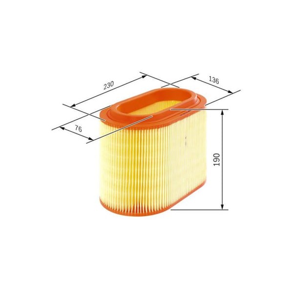 BOSCH F026400046 Hava Filtresi