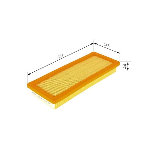 BOSCH F026400151 Hava Filtresi 207 208 308 408 508 3008 Rcz / C4 Picasso C5 Ds3 Ds4 / Clubman R55 07 