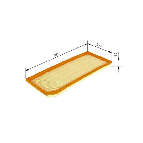 BOSCH F026400178 Hava Filtresi 