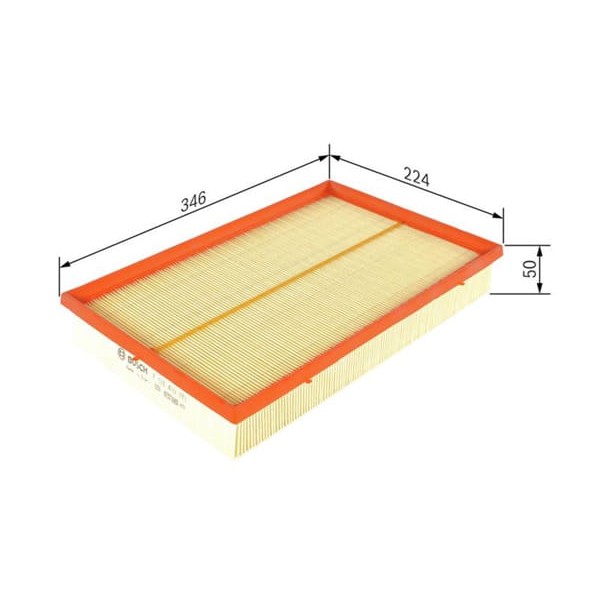 BOSCH F026400180 Hava Filtresi Passat 4Motıon Tt Coupe Golf V A3 Quattro Pass 