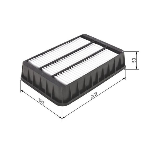 BOSCH F026400200 Hava Filtresi 4007 2.2 HDI / C-Crosser 07- 2.2 HDI / Asx 11- Lancer 08- Outlander 0