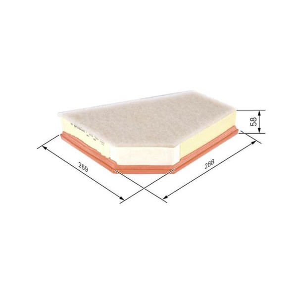 BOSCH F026400255 Hava Filtresi S40 II V50 C30 2.0 D3 D4 