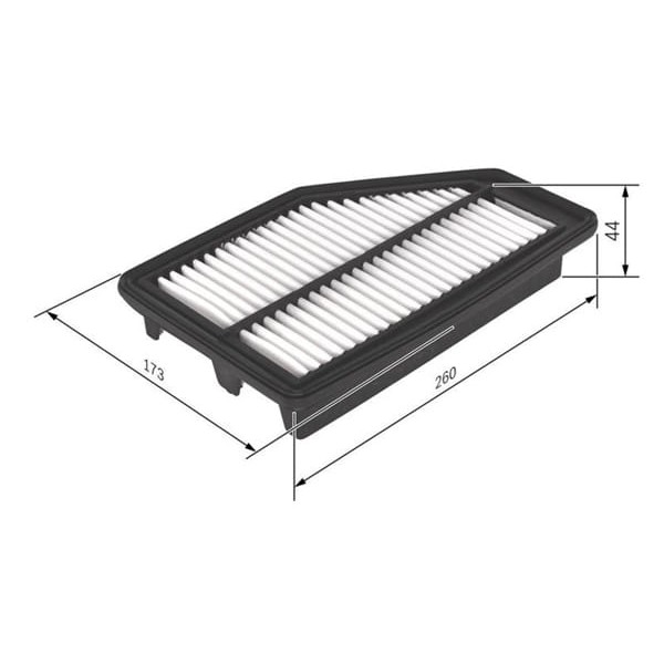 BOSCH F026400295 Hava Filtresi Cr-V 07-12 2.0 16V Vtec