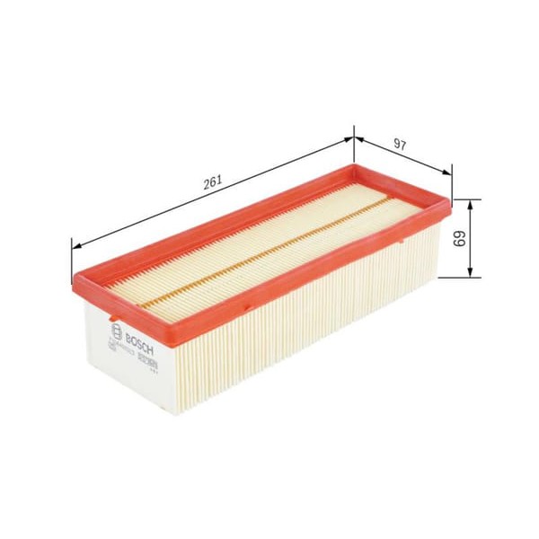 BOSCH F026400323 Hava Filtresi Logan 10- Sandero 10- Duster 10- 1.5 DCI