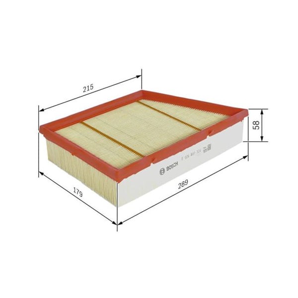 BOSCH F026400324 Hava Filtresi Discovery Sport 14- Freelander II 11- Range Rover Evoque 11- 2.0 Sı4 