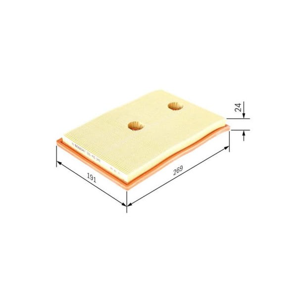 BOSCH F026400342 Hava Filtresi Golf VI Vıı / A3 12- / Ibiza Leon 12- 1.2 Tfsı 1.4 Tfsı