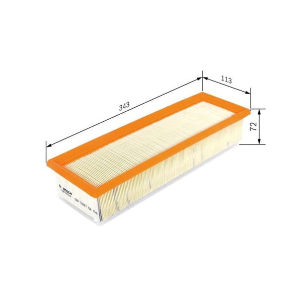 BOSCH F026400459 Hava Filtresi Bmw 5 518D 520D 520D Xdrive 14- Bmw X3 Xdrive 18D 20D 14- Bmw X4 Xdri 