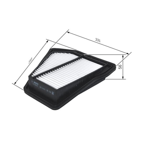 BOSCH F026400494 Hava Filtresi Cr-V 2.2 İ-Dtec 4Wd 10.2012 - 12.2014; Cr-V 2.2 İ-Dtec 4×4 01.2010 - 