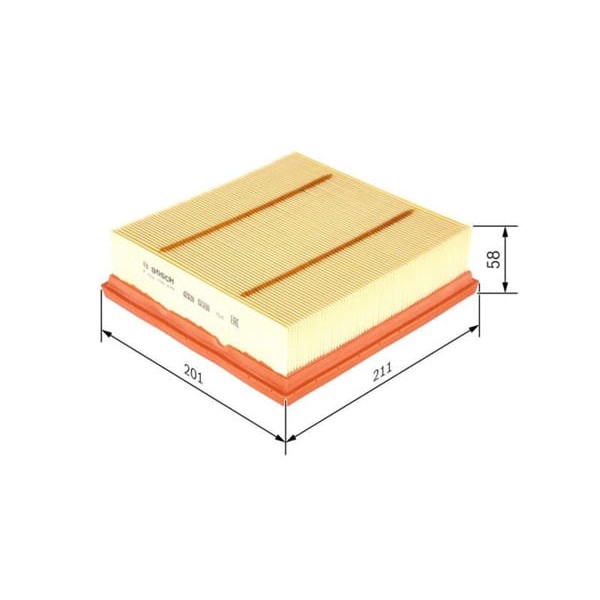 BOSCH F026400498 Hava Filtresi Corsa E 14- (Tüm Motorlar)