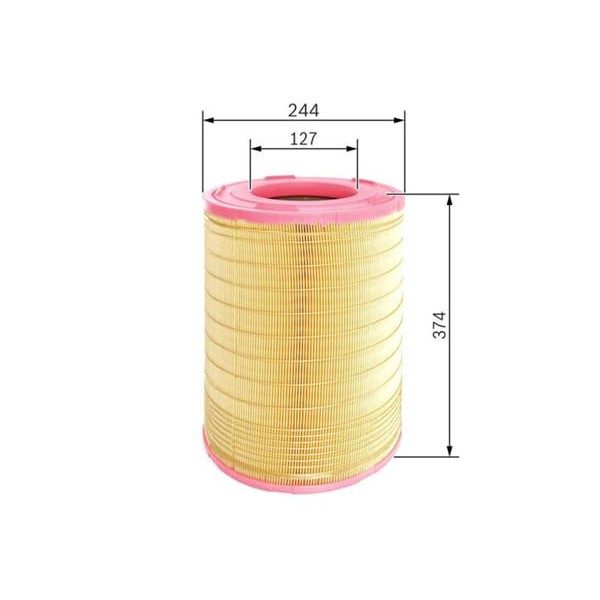 BOSCH F026400536 Hava Filtresi Volvo Fl II 06-III 13-Renault Trucks 13-