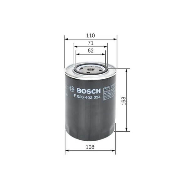 BOSCH F026402034 Dizel Filtre