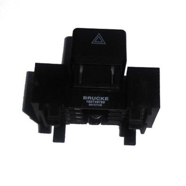 BRUCKE 180749780 Dörtlü Flasör Anahtarı Tempra Siyah 