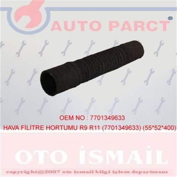 BARIM 1300 Hava Filtre Hortumu Renault 9 R11 7701349633 55*52*400 Y