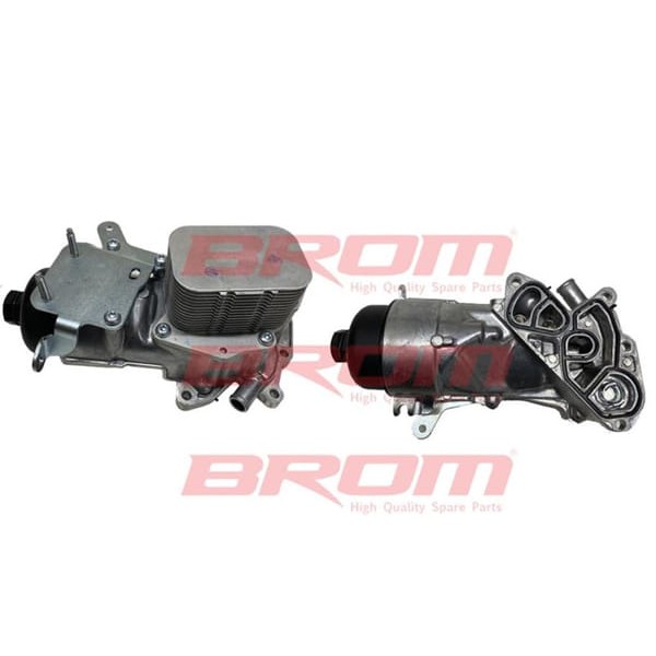 BROM FD5007 Yağ Soğutucu Komple Fiesta-Fusion-P206-P307-Bipper-Nemo-Saxo II 1.4 TDCI-1.6HDI-1.6TDI 