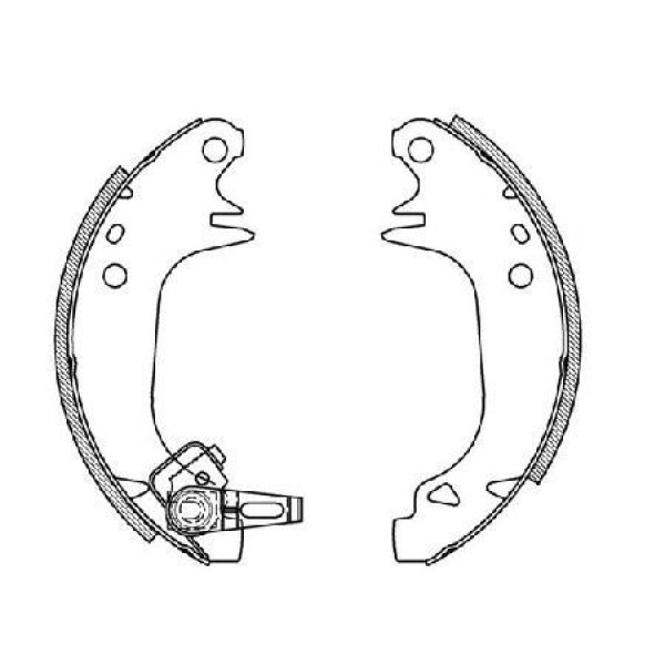 BESER 21066-Y Arka Balata R9-R11-P309 (Yapıştırma)