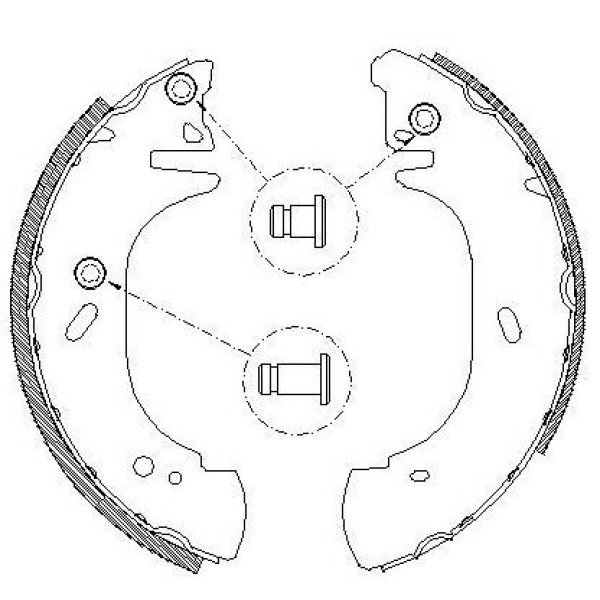 BESER 21135 Arka Balata T15 91-94 2,0-2,5D-2,5Dıt15 94-00 2,5Dı-2,5TDI (280×63)