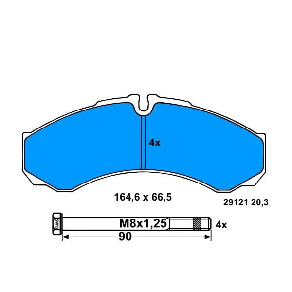 BESER 3575 Fren Balatası Ön Arka Fıssız Daily II Daily III 99- Daily IV 07- Daily V 11- Daily VI 14-