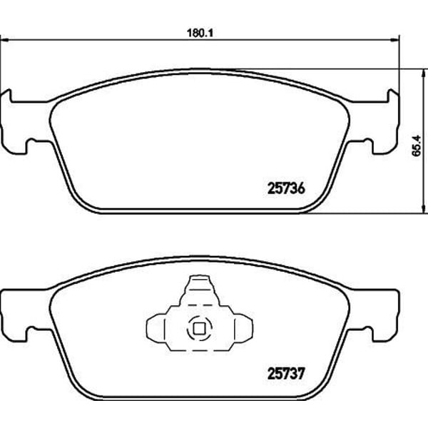 BESER 4226 Fren Balatası Ön Cmax 10- Cmax 03- Focus II 04- Focus III 11- Kuga 13- Kuga 08- Tourneo C 