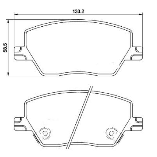 BESER 4234 Fren Balatası Ön Egea 15-