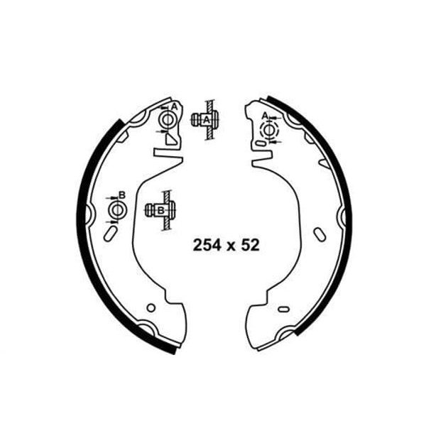 BESER BS21031 Kampana Balata Transit T12 254X52 