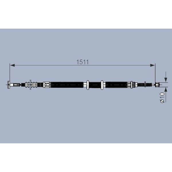 CAVO 1102728 El Fren Teli Sağ Palio Siena Albea 1.2