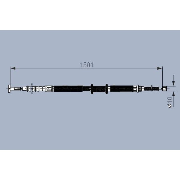 CAVO 1102730 El Fren Teli Sol Palio Siena Albea 1.2