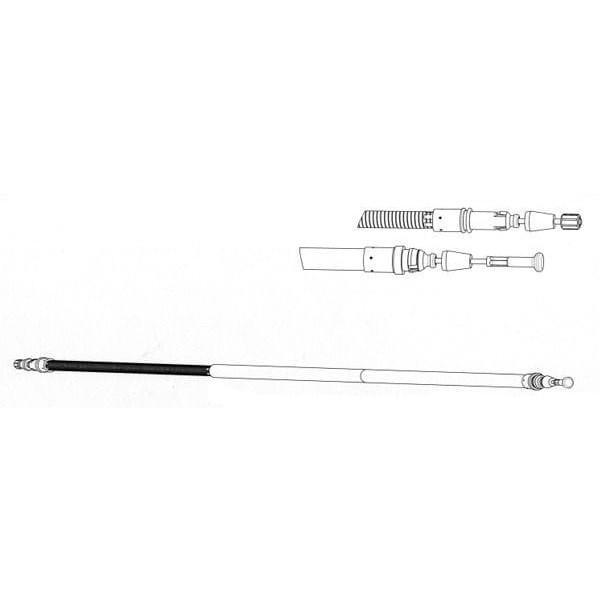 CAVO 6002704 El Fren Teli Arka Sağ Sol Scudo 07- / Expert II 07- / Jumpy II 07- Kısa Şase