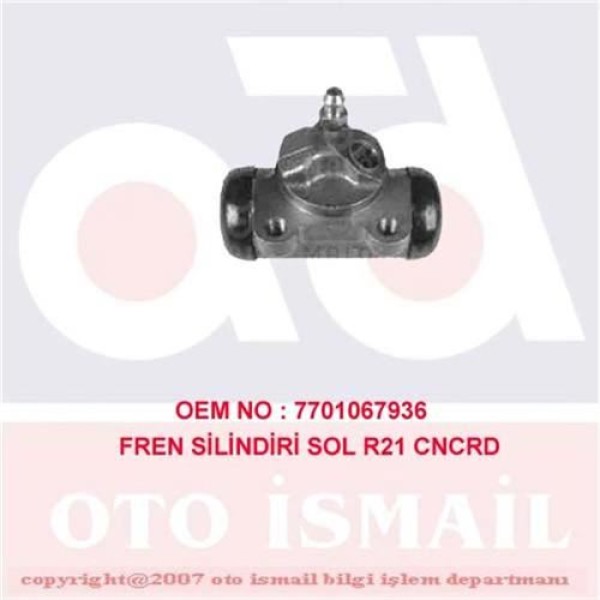 CIFAM 101-358 Fren Silindiri Sol R21 Concorde 22,2Mm