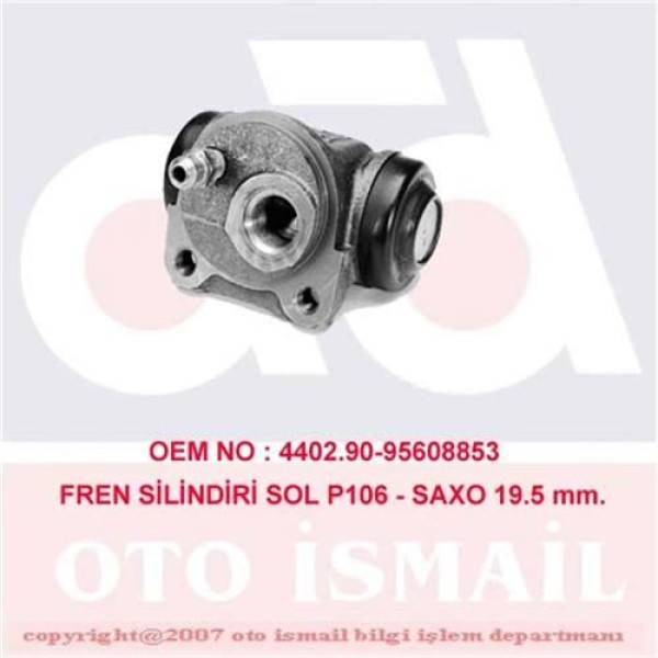 CIFAM 101-429 Fren Silindiri Sol 106 91- / Saxo 96- 19.5Mm