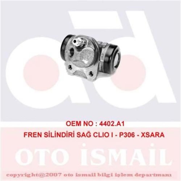 CIFAM 101-437 Fren Silindiri Sağ 306 93- / Zx 91- Xsara 97- 20,64Mm