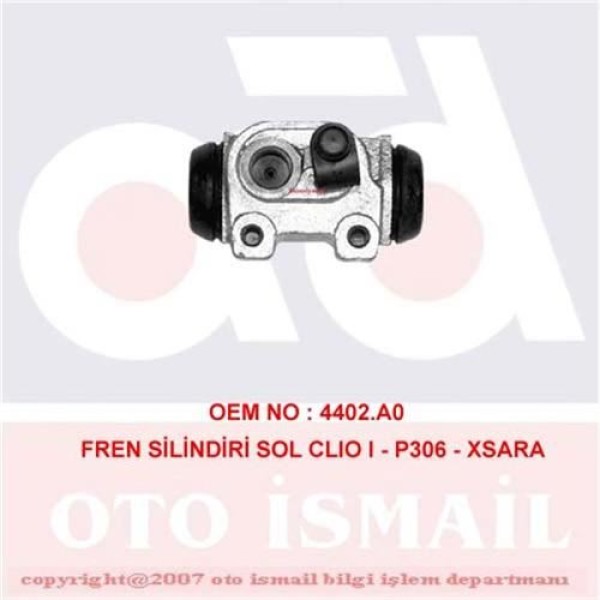 CIFAM 101-438 Fren Silindiri Sol 306 93- / Zx 91- Xsara 97- 20,64 Mm