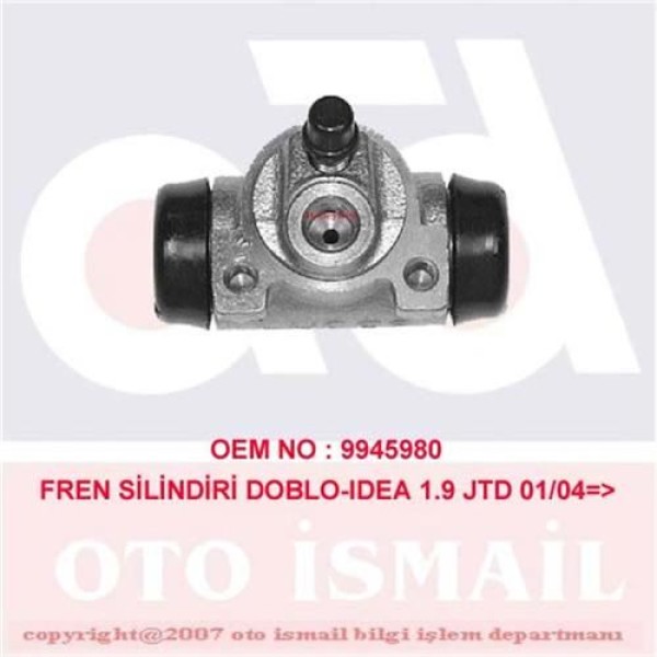 CIFAM 101-442 Fren Silindiri Doblo 01- Idea 04- Panda 03- Punto 93- Abssız 20,6 Mm