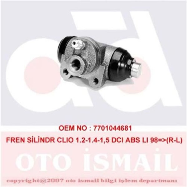CIFAM 101-703 Fren Silindiri CLIO II 98- CLIO Symbol II 08- / Logan I 04- Absli 17,78 Mm 